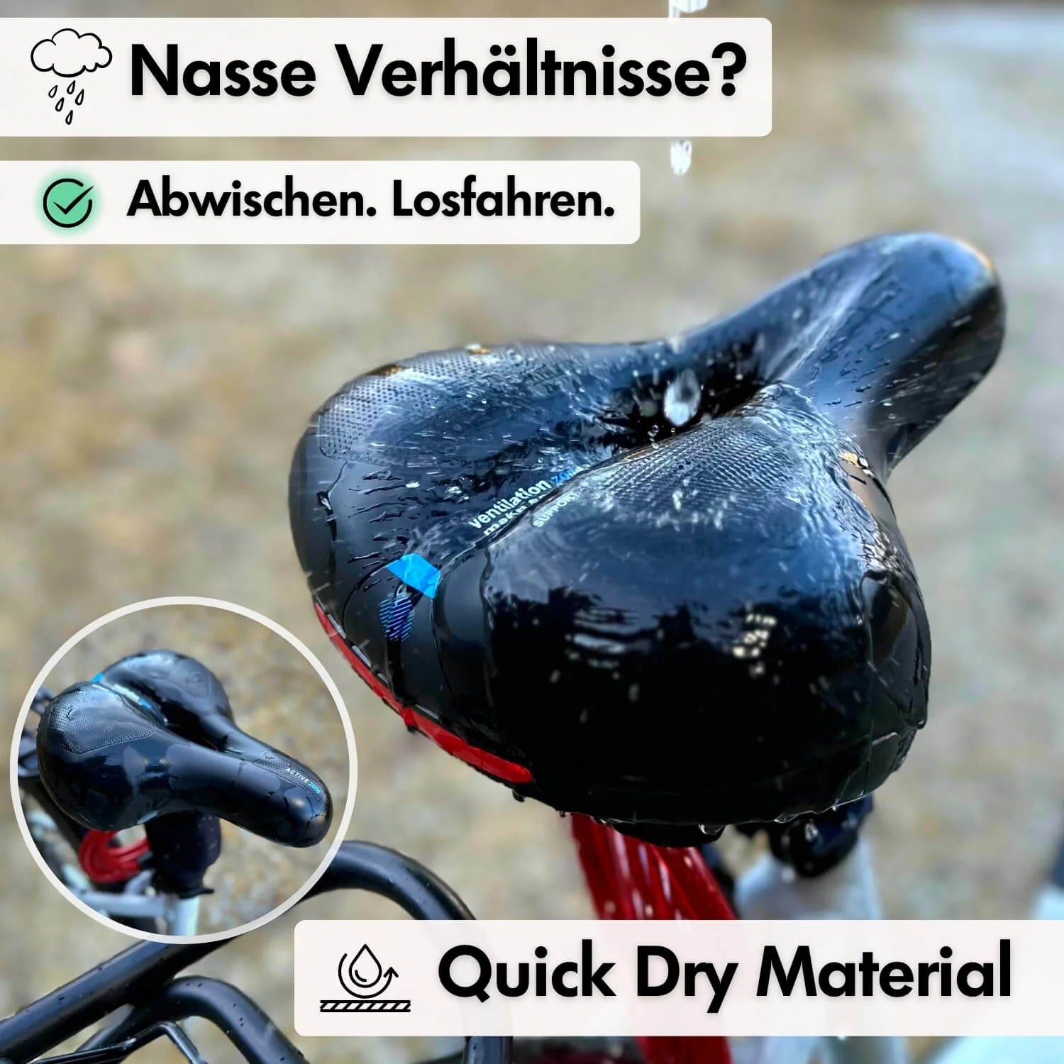 CloudComfort® Ergonomischer Fahrradsattel