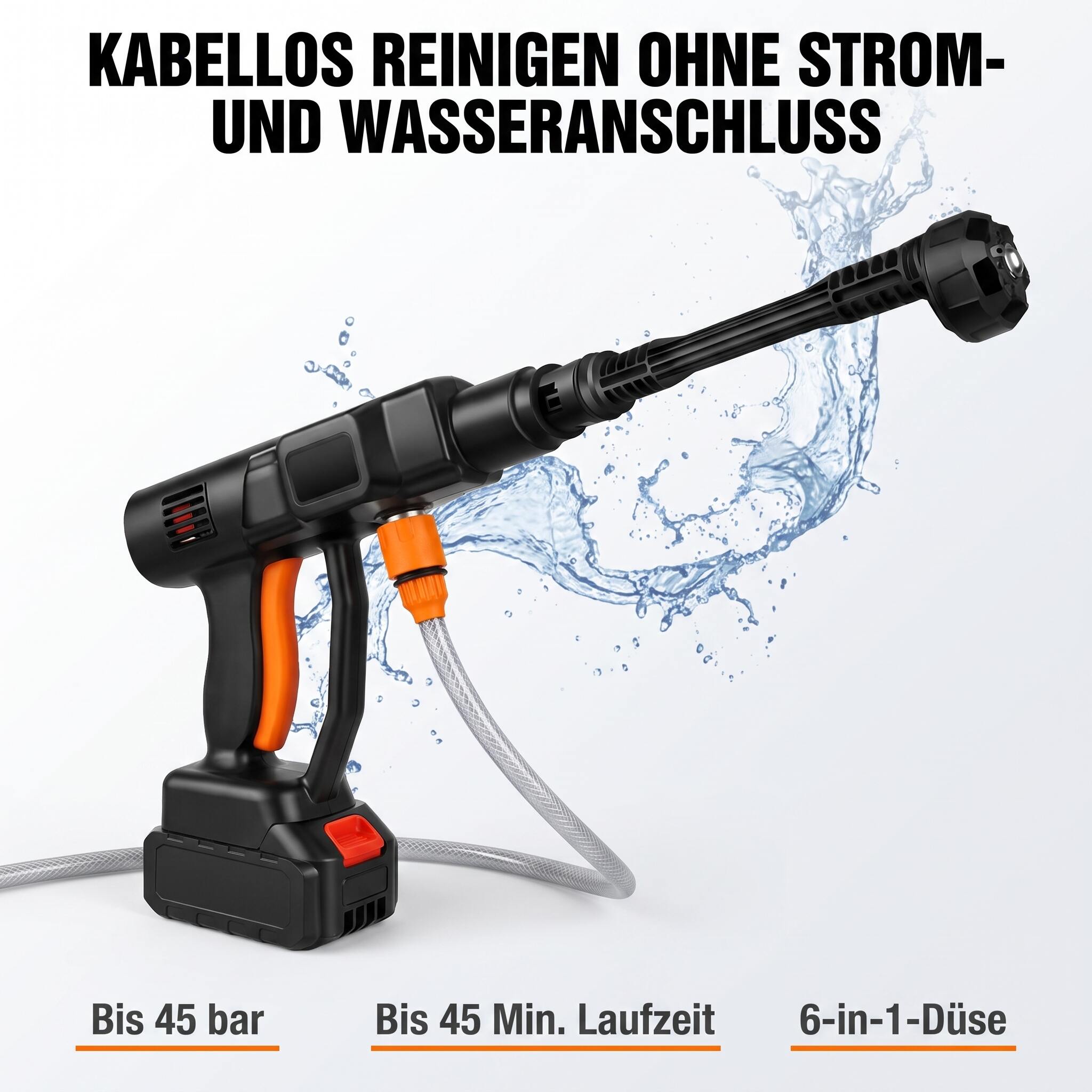 HydroForce Akku-Hochdruckreiniger
