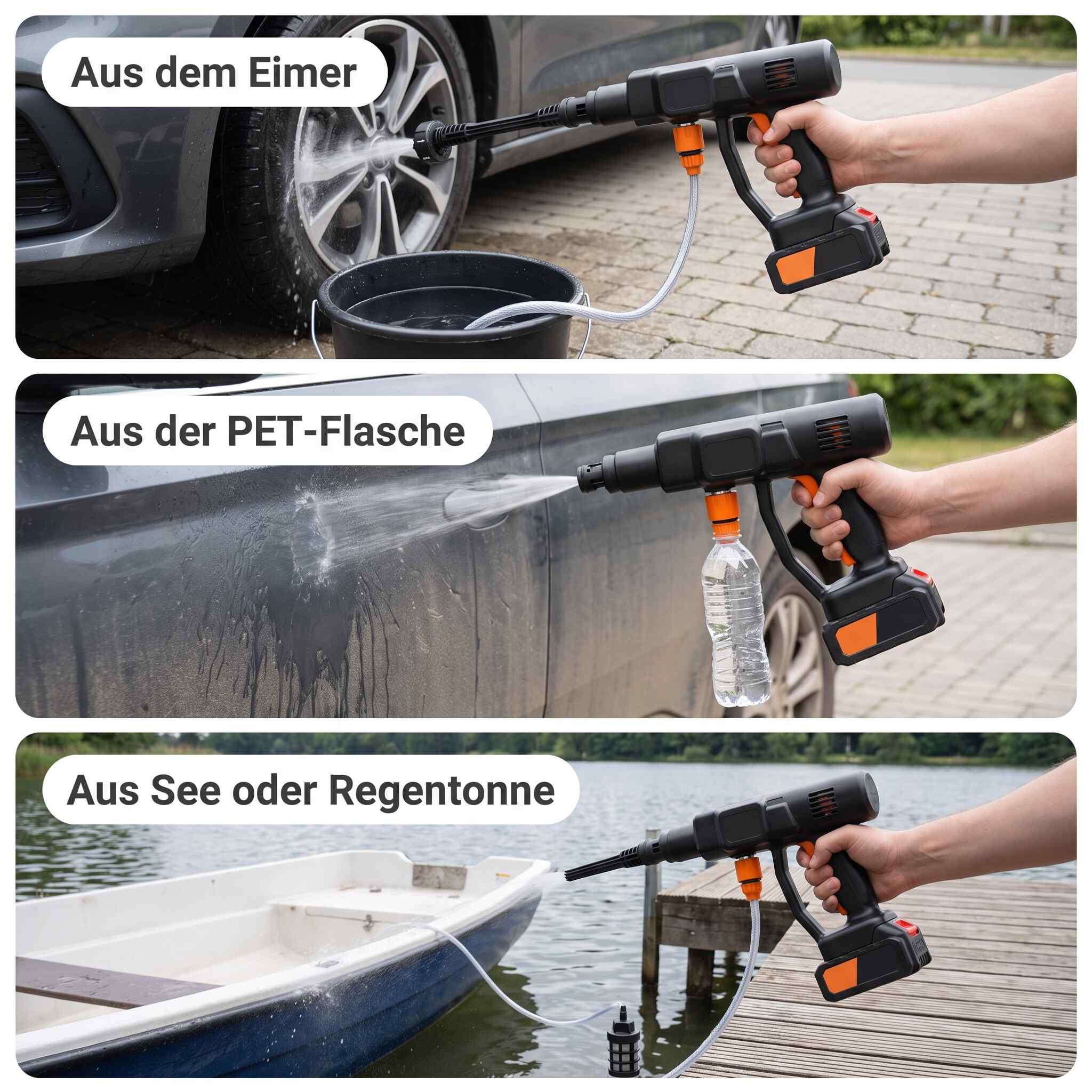 HydroForce Akku-Hochdruckreiniger