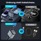OmniCharger Pro - 4 in 1 Auto Ladestation mit Sternlicht Projektor